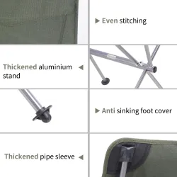 Krzesło kempingowe NATUREHIKE Ultralight: przenośne i wygodne